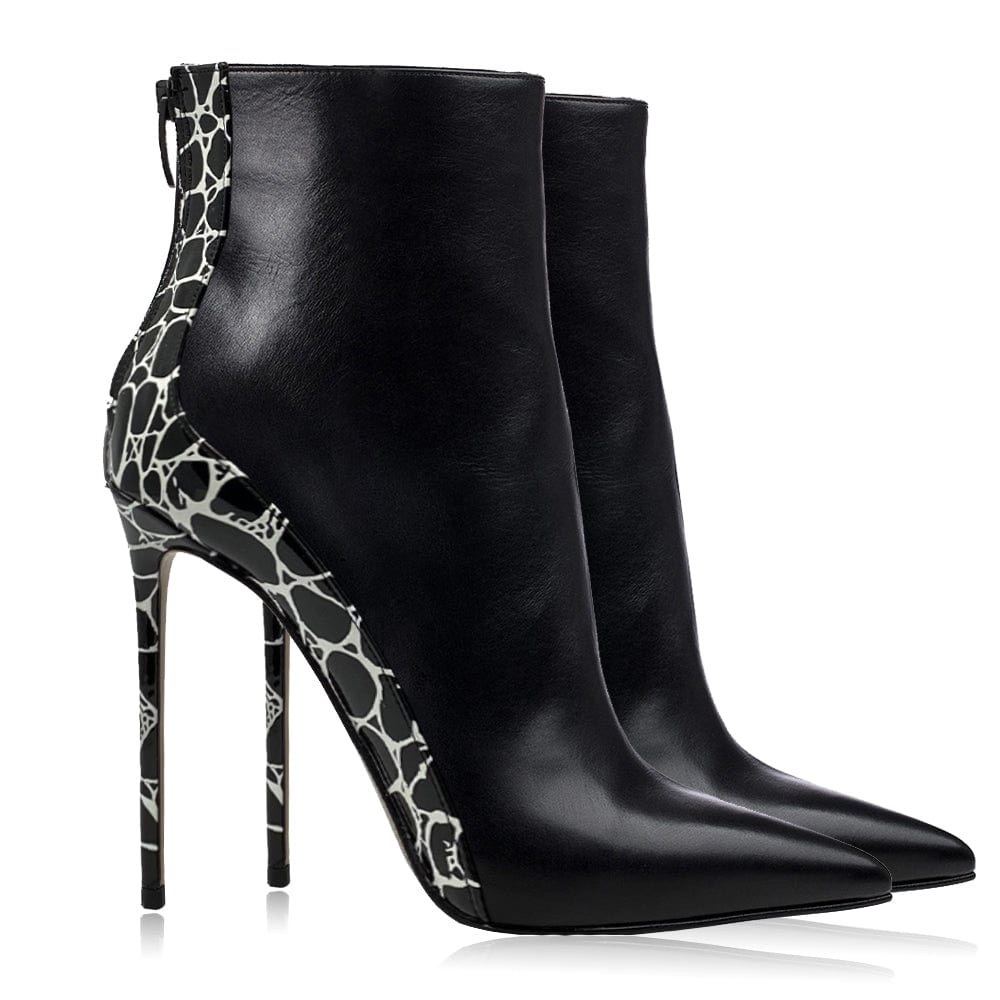 Identita "Candice" leather ankle boots